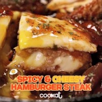 [COOKAT] Spicy & Cheesy Hamburger Steak